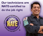 NATE, North American Technician Excellence, logo HVAC 