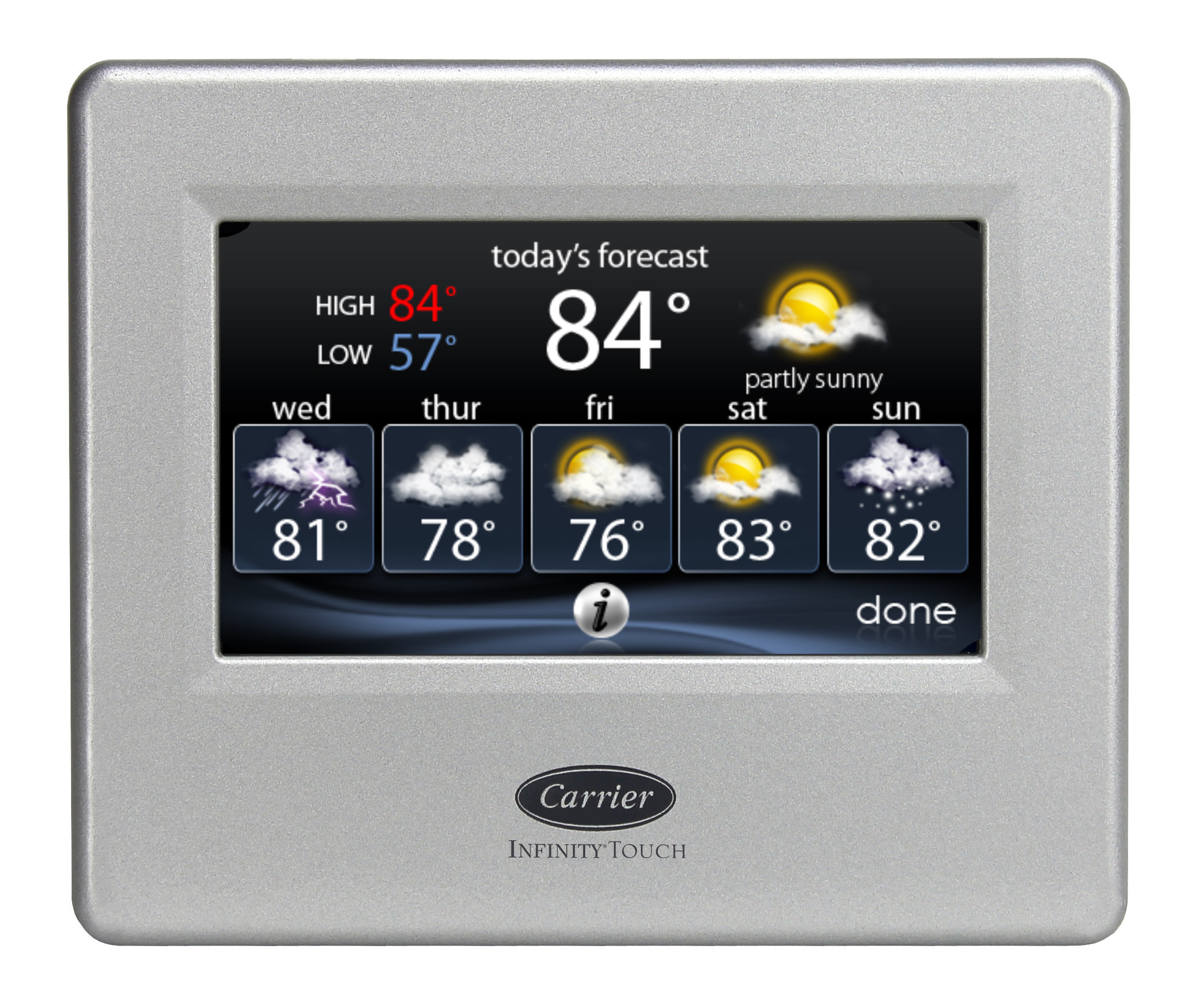 infinity wifi thermostat